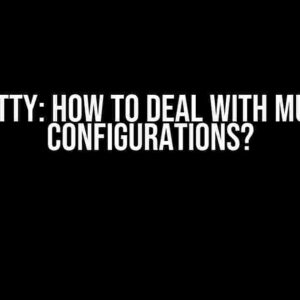 Alacritty: How to Deal with Multiple Configurations?