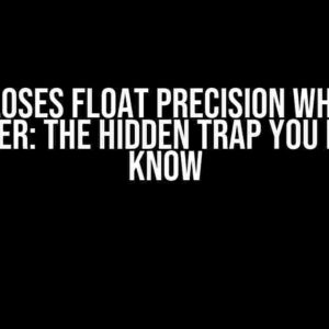 Oracle Loses Float Precision When Using a Trigger: The Hidden Trap You Need to Know